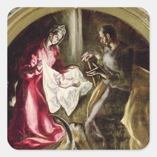 De nationaliteit, 1587-1614 vierkante sticker (Voorkant)