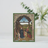 De nationaliteit c.1450 | Blue Beach Song™-Briefka Briefkaart (Staand voorkant)