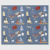 De nationaliteit in de Waterverf Cadeaupapier (Vlak)