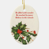 De nationaliteit - kerstversiering keramisch ornament (Achterkant)