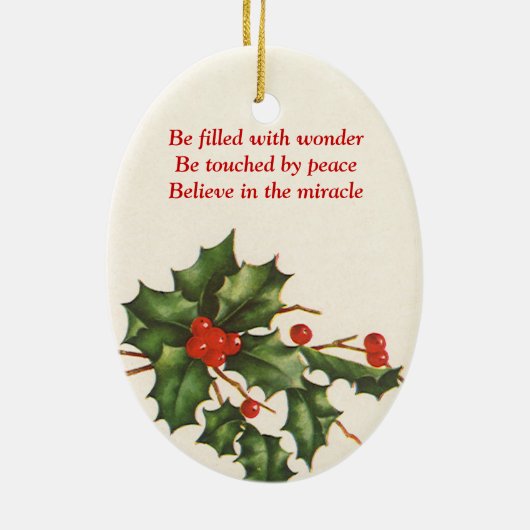 De nationaliteit - kerstversiering keramisch ornament (Achterkant)