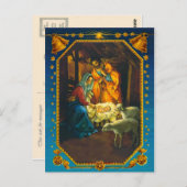 De nationaliteit, Mary, Joseph en Baby Jesus Briefkaart (Voorkant / Achterkant)