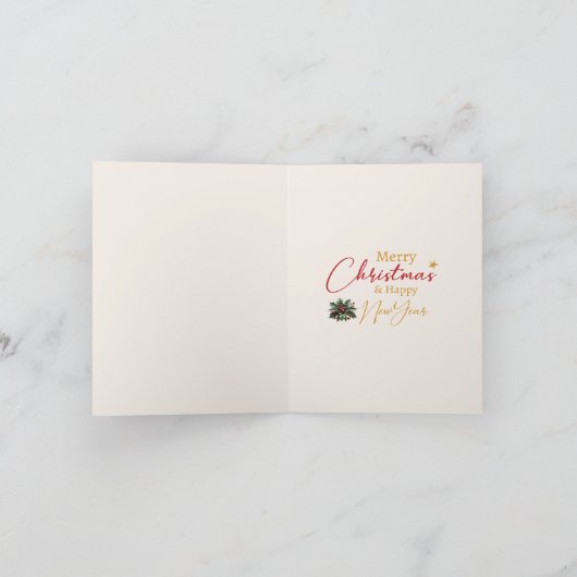 De nationaliteit met Mary, Joseph en baby Jesus Feestdagen Kaart (Binnen)