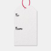 De nationaliteit van Christus Cadeaulabel (Achterkant)