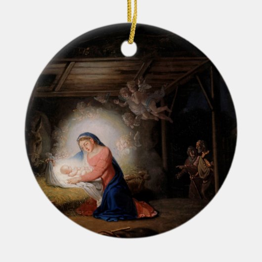 De nationaliteit van Christus (door Vladimir Borov Keramisch Ornament (Voorkant)