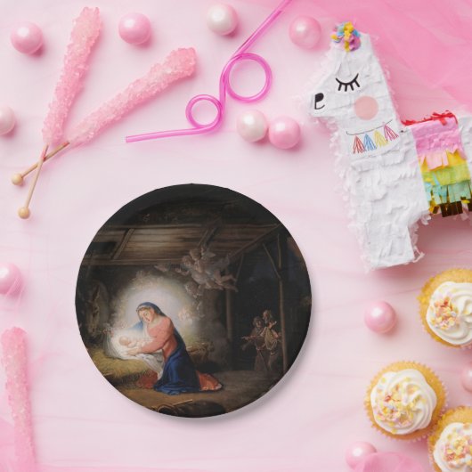 De nationaliteit van Christus (door Vladimir Borov Papieren Bordje (Feest)