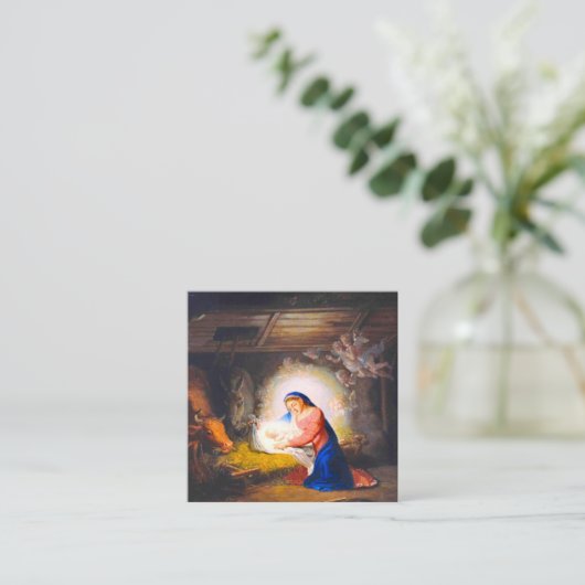 De nationaliteit van Christus Informatiekaartje (Staand voorkant)