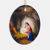 De nationaliteit van Christus Keramisch Ornament (Rechts)