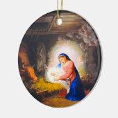 De nationaliteit van Christus Keramisch Ornament (Links)