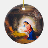 De nationaliteit van Christus Keramisch Ornament (Achterkant)