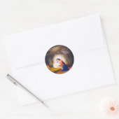De nationaliteit van Christus Ronde Sticker (Envelop)