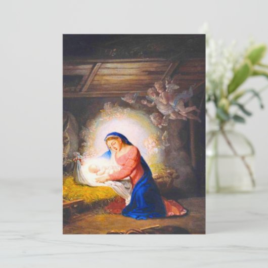 De nationaliteit van Christus Save The Date (Staand voorkant)