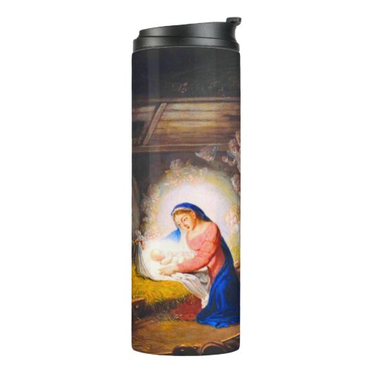De nationaliteit van Christus Thermosbeker (Gedraaid links)