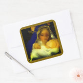 De nationaliteit van Christus Vierkante Sticker (Envelop)
