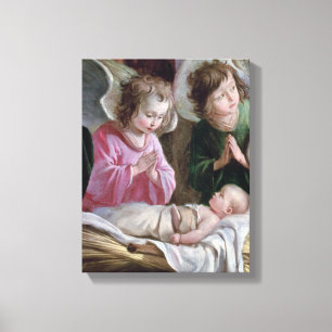 De nationaliteit, van de Buxtehude Altar, 1400-10 Canvas Afdruk