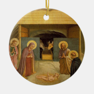 De nationaliteit van Fra Angelico Religious Fine A Keramisch Ornament