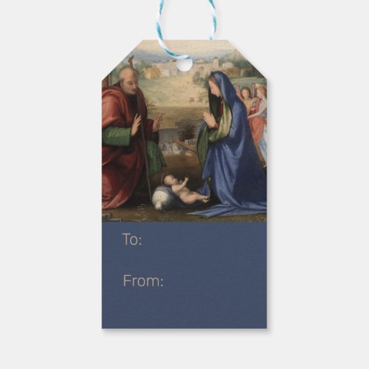 De nationaliteit van Fra Bartolommeo Cadeaulabel (Achterkant)