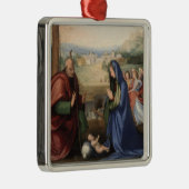 De nationaliteit van Fra Bartolommeo Metalen Ornament (Rechts)