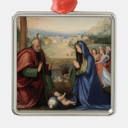 De nationaliteit van Fra Bartolommeo Metalen Ornament (Voorkant)
