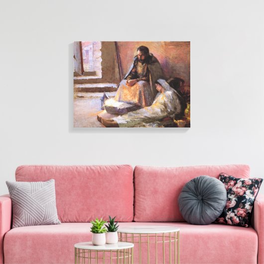De nationaliteit van Gari Melchers Canvas Afdruk (Insitu (Woonkamer))