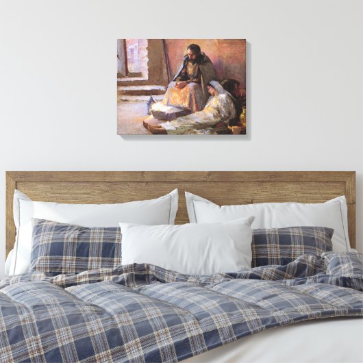 De nationaliteit van Gari Melchers Canvas Afdruk (Insitu (Slaapkamer))
