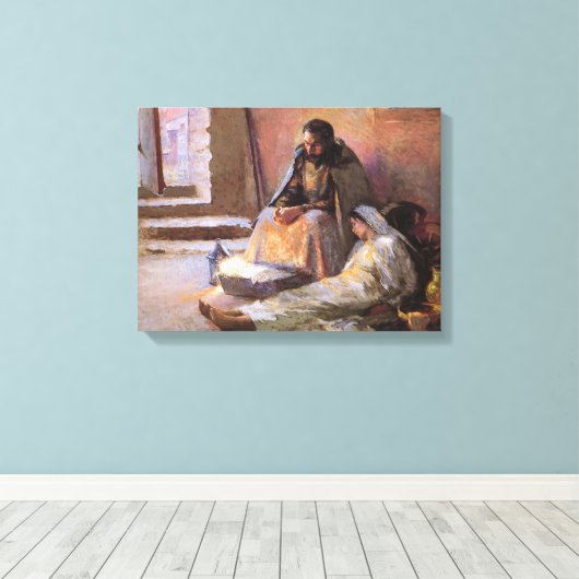 De nationaliteit van Gari Melchers Canvas Afdruk (Insitu (Houten vloer))