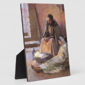 De nationaliteit van Gari Melchers Fotoplaat (Zijkant)
