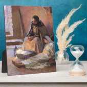 De nationaliteit van Gari Melchers Fotoplaat (Zijkant)
