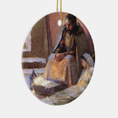 De nationaliteit van Gari Melchers Keramisch Ornament (Rechts)