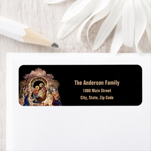 De nationaliteit van Jesus Return Address Label (Insitu)