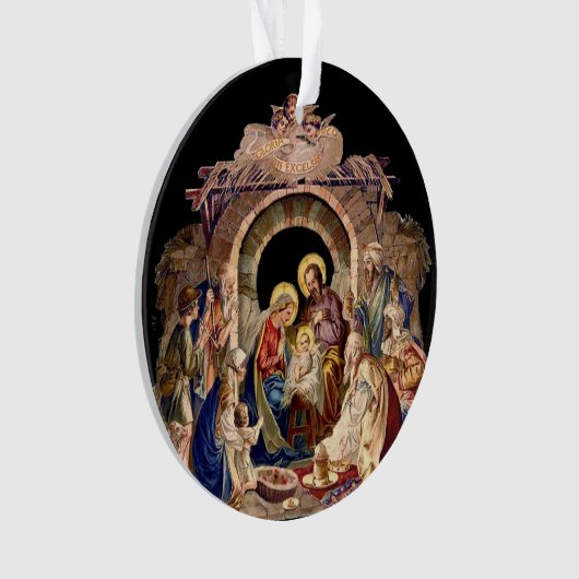 De nationaliteit van Jezus Acrylversier Ornament (voorkant)