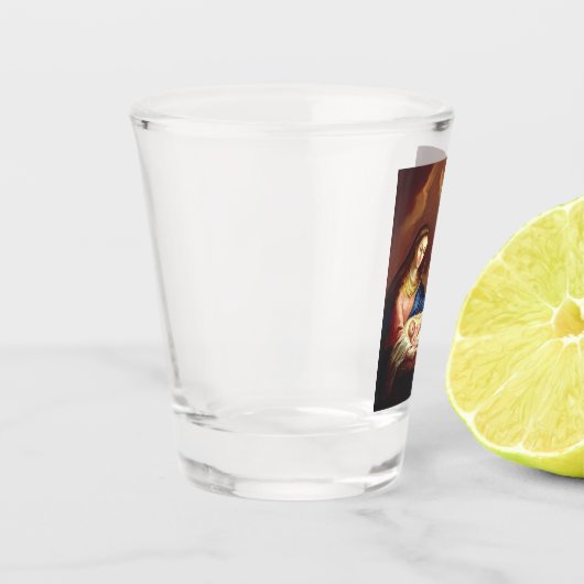 De nationaliteit van Jezus Christus Shot Glas (Links)