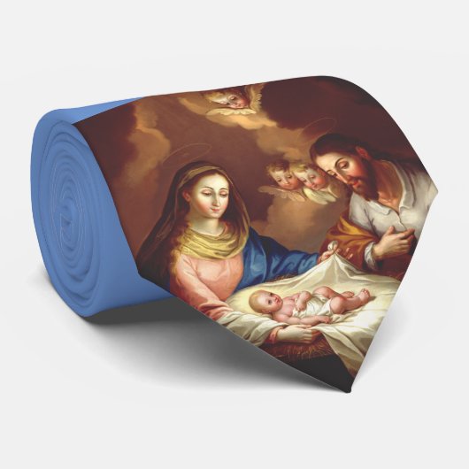 De nationaliteit van Jezus Christus Stropdas (Opgerold)