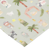 De Natitivity-kerstfeestetalerrunner Korte Tafelloper (Hoek)