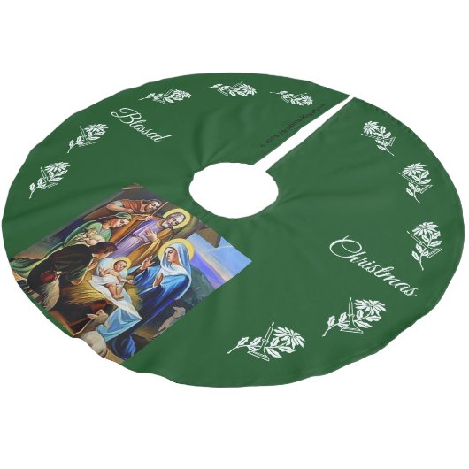 DE NATIVITEIT #16 KERSTBOOM ROK (Gekanteld)