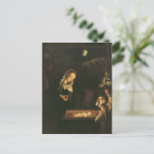 De nativiteit bij nacht briefkaart (Staand voorkant)