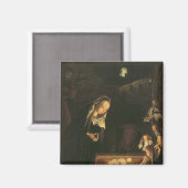 De nativiteit bij nacht magneet (Voorkant / Achterkant)