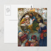"De nativiteit" Briefkaart (Voorkant / Achterkant)