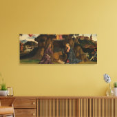 De nativiteit, jaren 1480 canvas afdruk (Insitu (Woonkamer))