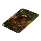 De nativiteit, jaren 1480 magneet (Linkerzijde)