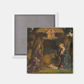 De nativiteit, jaren 1480 magneet (Voorkant / Achterkant)