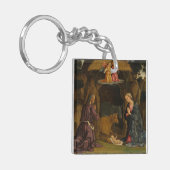 De nativiteit, jaren 1480 sleutelhanger (Voorkant Links)