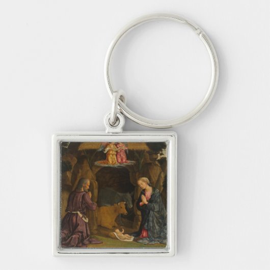 De nativiteit, jaren 1480 sleutelhanger (Voorkant)