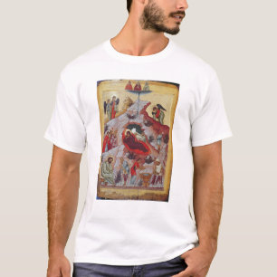 De nativiteit, Russisch icoon, 16e eeuw T-shirt