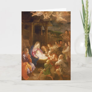 De nativiteit 's nachts, 1640 feestdagen kaart