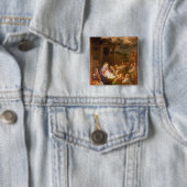De nativiteit 's nachts, 1640 vierkante button 5,1 cm (In situ)