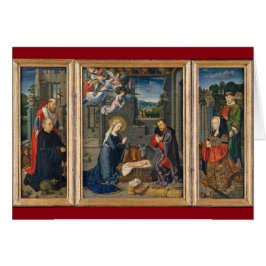 De Nativiteitsscène Jezus Christus Religieuze Kaar