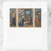 De Nativiteitsscène met Donoren en Zagen Rechthoekige Sticker (Tas)