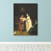 De natte zuster canvas afdruk (Insitu (Houten vloer))