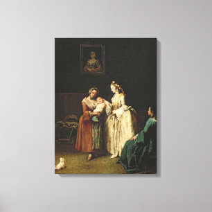 De natte zuster canvas afdruk